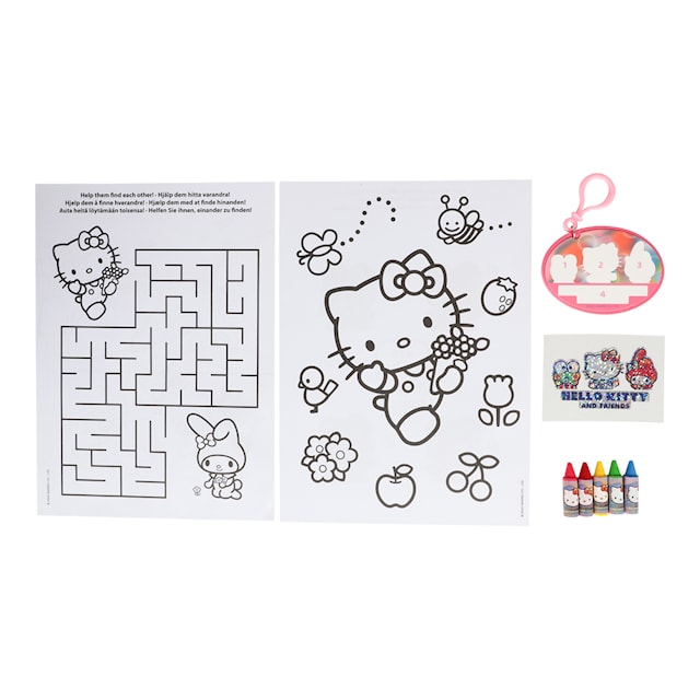 Produktbild 5 för Aktivitetsblad A4 med Kuvert Hello Kitty