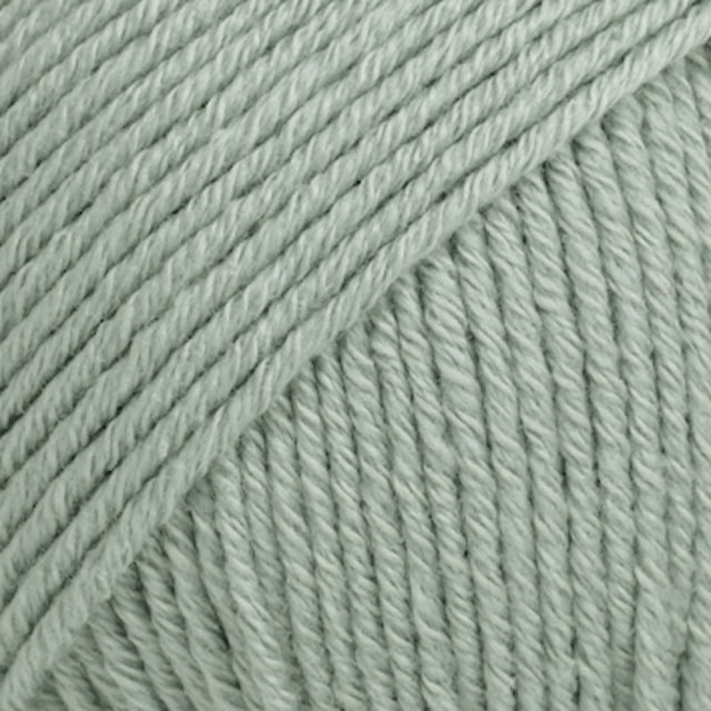 Cotton Merino Uni Colour Garn Ullmiks 50 g Sjøgrønn 29 Drops