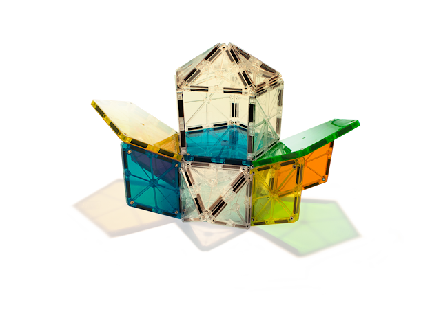 Produktbild 2 för Magna-Tiles Polygons 8 Delar Expansionsset