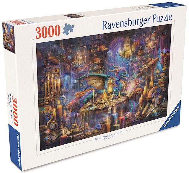 Produktbild 3 för Dragon’s Library Pussel 3000 Bitar, Ravensburger