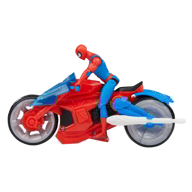 Tuotekuva 1 - Spider-Man 10 cm Actionfigur med Fordon Spiderman