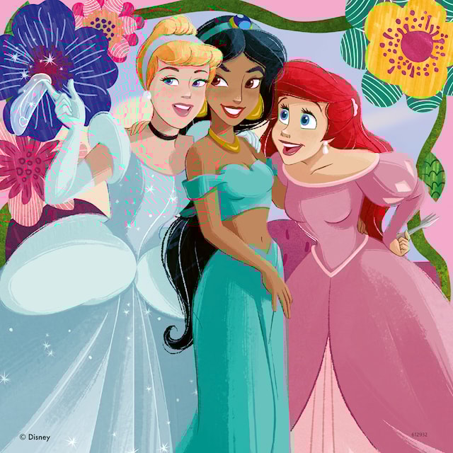 Tuotekuva 5 - Palapelit Disney Princess 3x49 palaa, Ravensburger