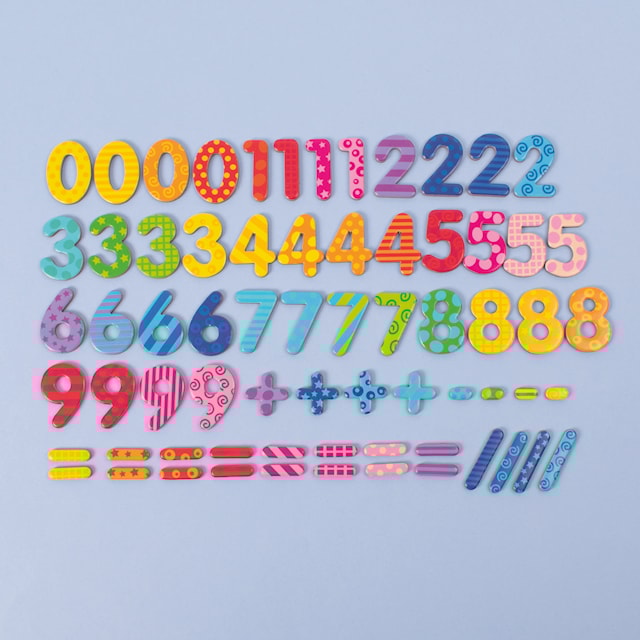 Produktbilde 2 for Magnettall Og Symboler 68 stk Playbox