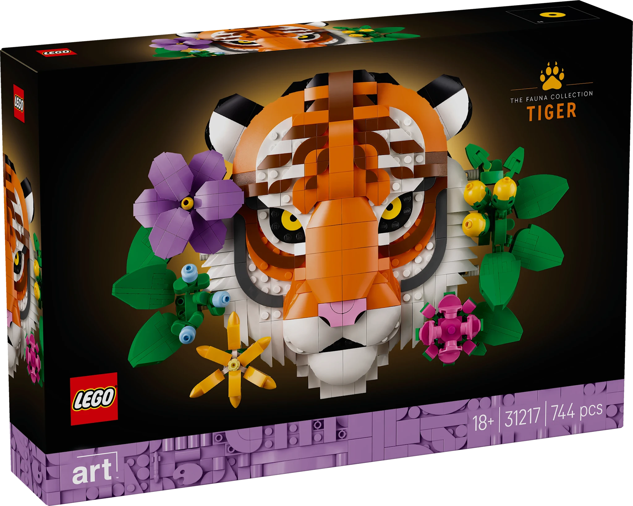 Tuotekuva ille The Fauna Collection – Tiikeri LEGO® ART (31217)