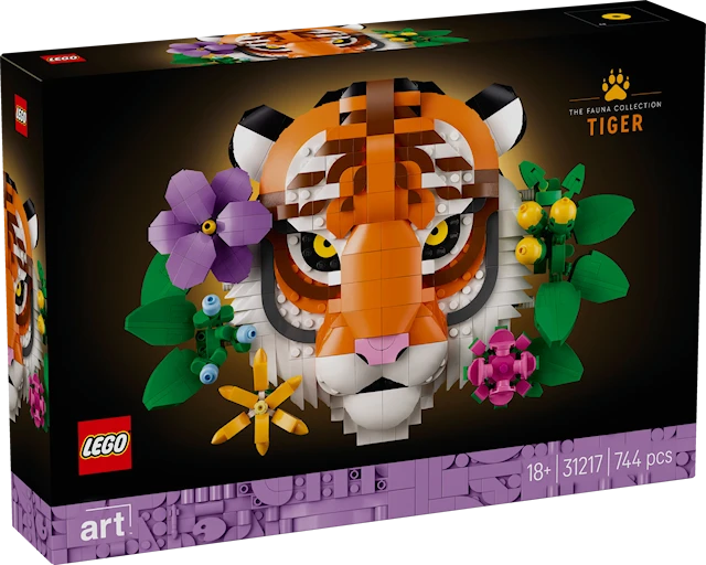 Tuotekuva 1 - The Fauna Collection – Tiikeri LEGO® ART (31217)