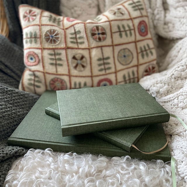 Produktbilde 5 for Notatbok A5 Classic Linjert Khaki Green Paperstyle