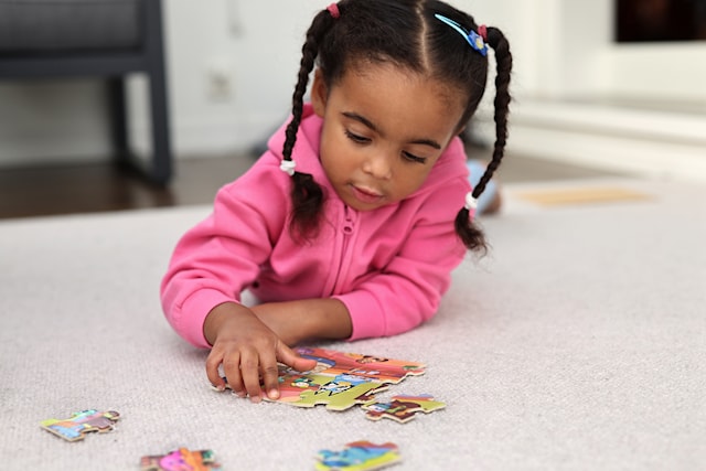 Produktbild 3 för Bluey Träpussel 20 Bitar, Micki