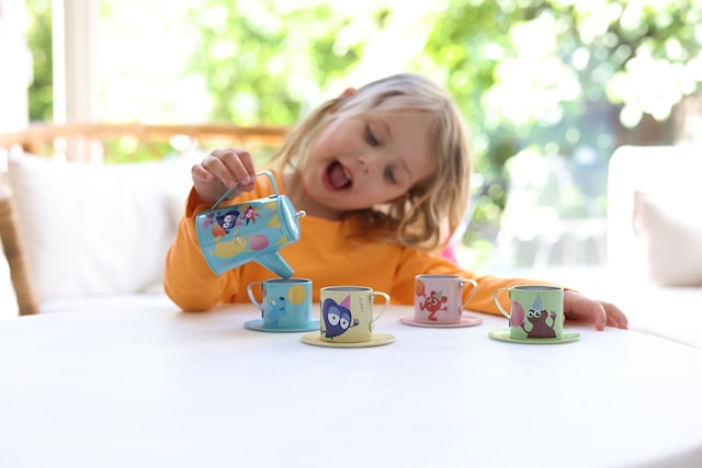 Produktbild 2 för Babblarna Teservis i Plåt Micki