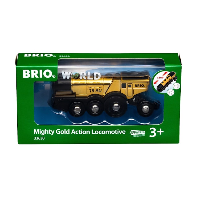 Produktbild 3 för Mighty Action-lok i Guld Brio (33630)