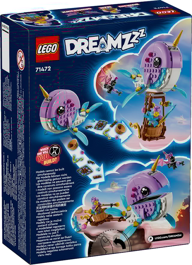 Produktbild 3 för Izzies narvalsballong LEGO® DREAMZzz (71472)