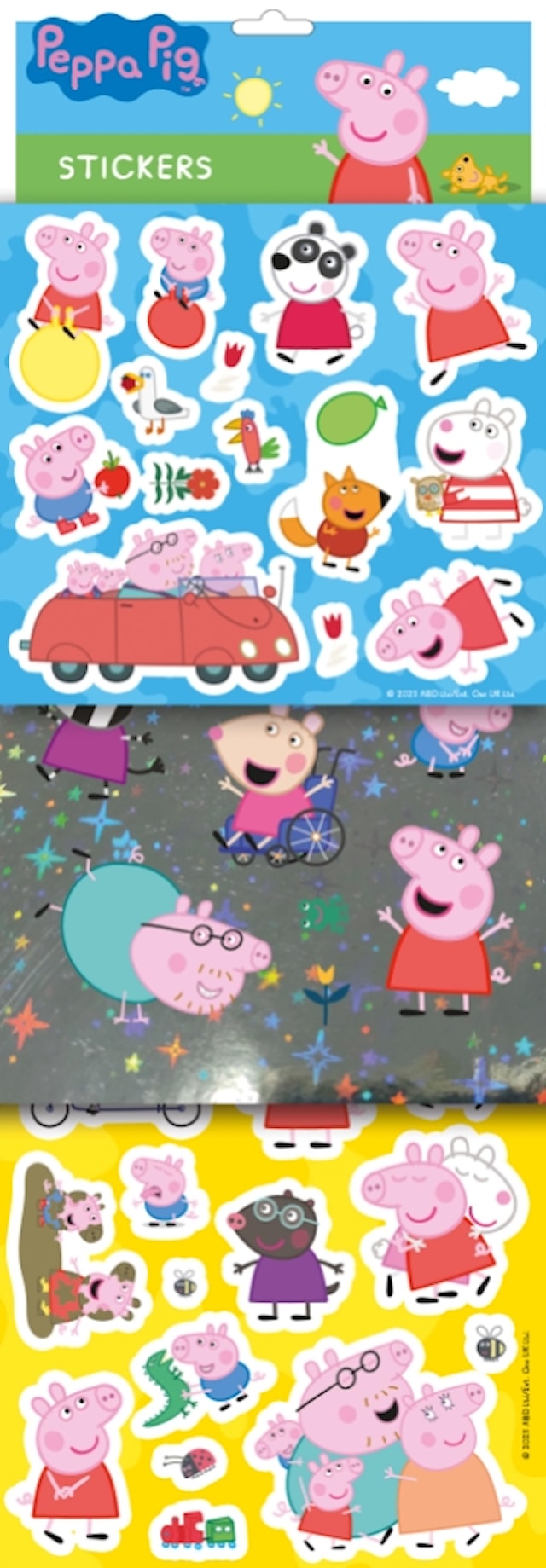Tarrat Peppa Pig 3 arkkia Sense
