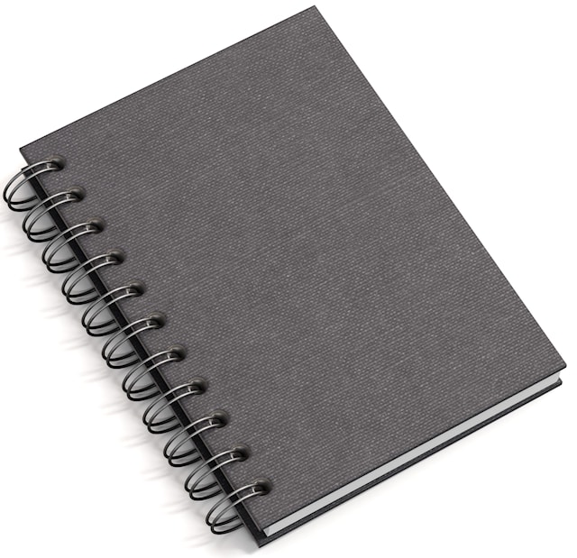 Produktbild 1 för Anteckningsbok A6 Olinjerad Black 90 Blad Bigso Box of Sweden