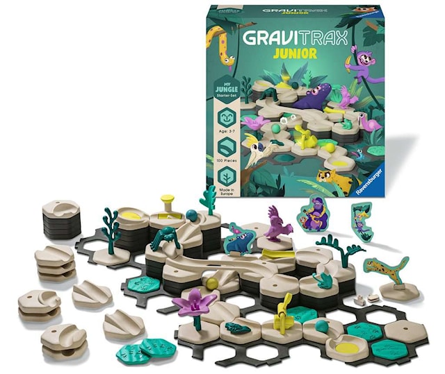 Produktbild 3 för GraviTrax Kulbana Junior Startset Jungle