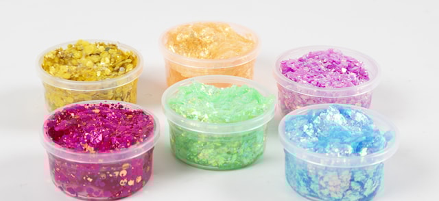 Produktbilde 8 for Glitter Clay, glade farger, 6x20 g/ 1 pk.