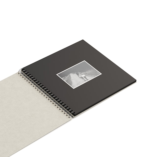 Produktbild 3 för Fotoalbum Linen med svarta blad 35x31,5cm Bigso Box of Sweden