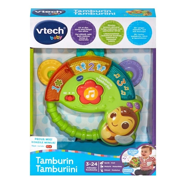 Produktbild 2 för Tamburin med Ljud och Ljus SE/FI Vtech