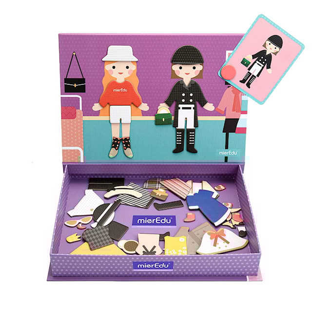 Produktbilde 3 for Magnetpyssel Klippdockor Bokssett mierEdu