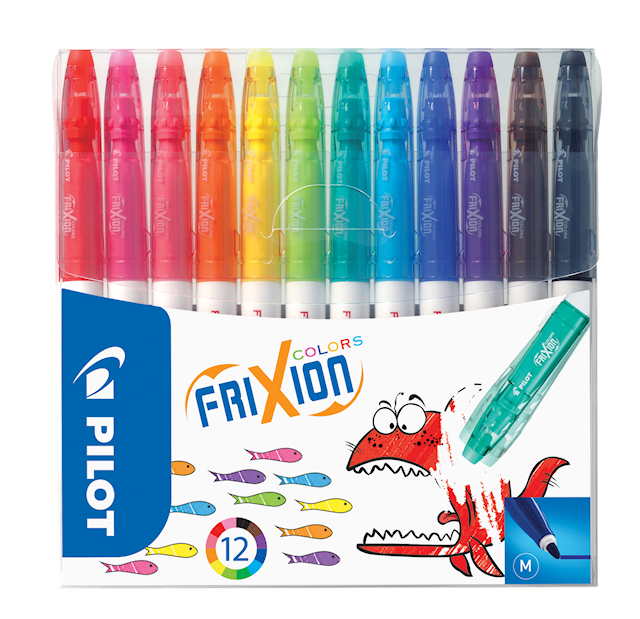 Tuotekuva 2 - Frixion Color huopakynä, 12-pakkaus Pilot