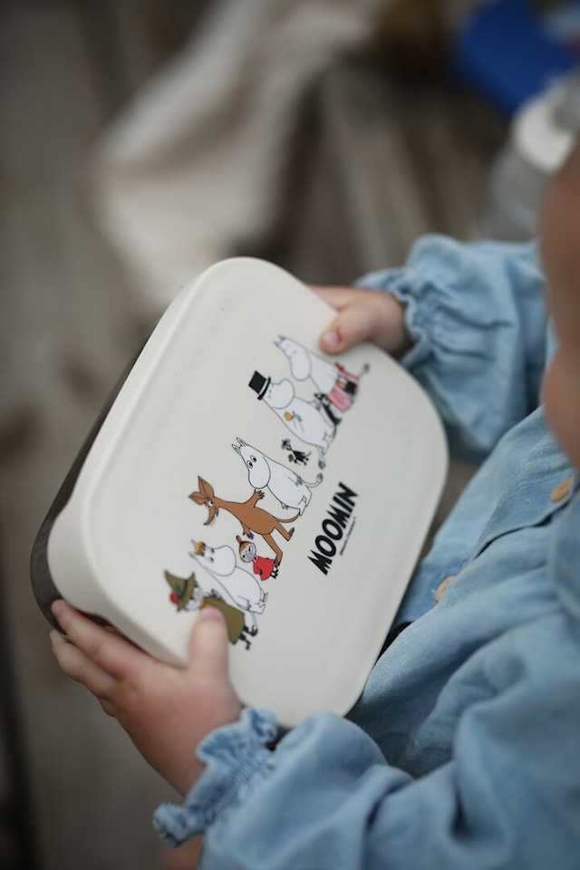 Produktbilde 3 for Mummi Familie Matboks i metall beige Rätt Start