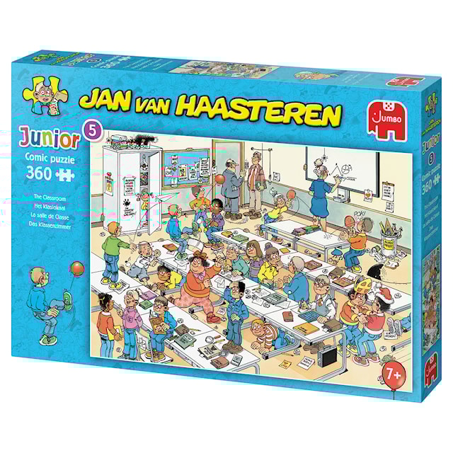 Produktbilde 4 for Jan Van Haasteren Junior The Classroom Puslespill 360 brikker, Jumbo