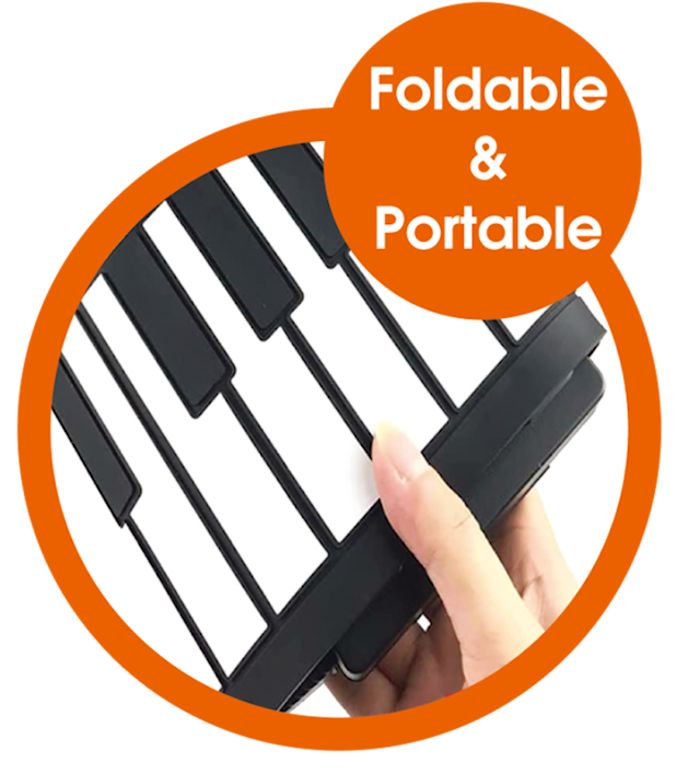 Produktbild 2 för Hopfällbar Keyboard Music