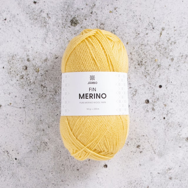 Fin Merino 50g Yellow Lemonade (21) Järbo