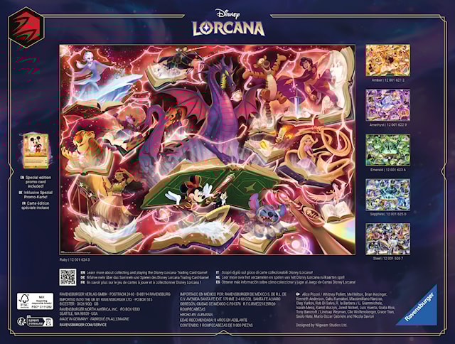 Produktbilde 4 for Glimmers of the Realm: Ruby puslespill 1000 brikker, Ravensburger