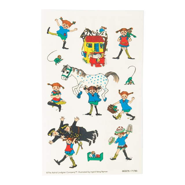 Produktbilde 2 for Tatoveringer Pippi 1 ark
