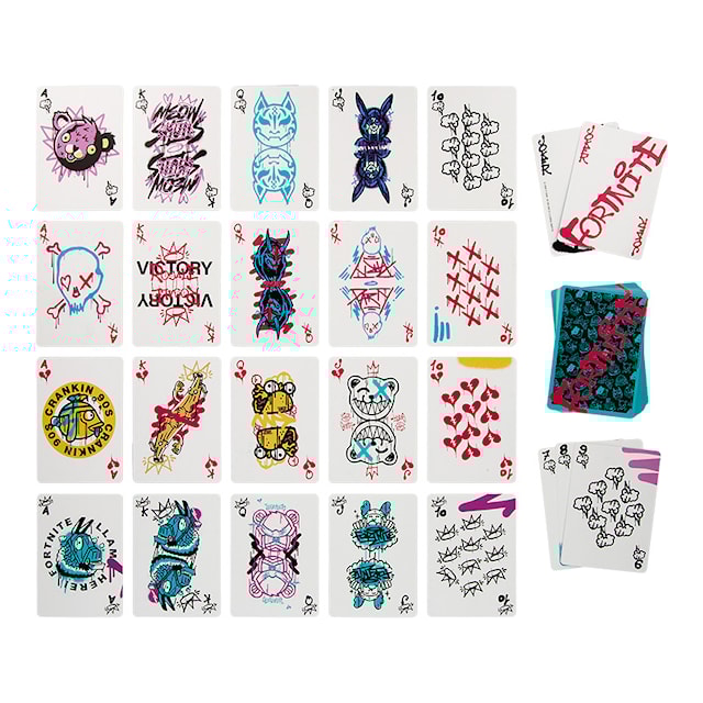 Produktbild 3 för Fortnite Spelkort i Plåtask Paladone