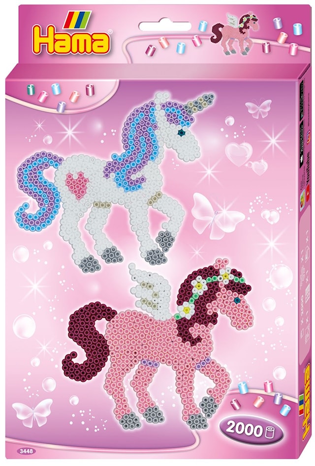 Produktbilde 1 for Hama Midi gaveeske, 2000 perler til fantasihester