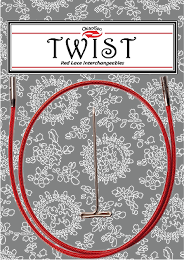TWIST Red kabel 35 cm/Small [S] ChiaoGoo