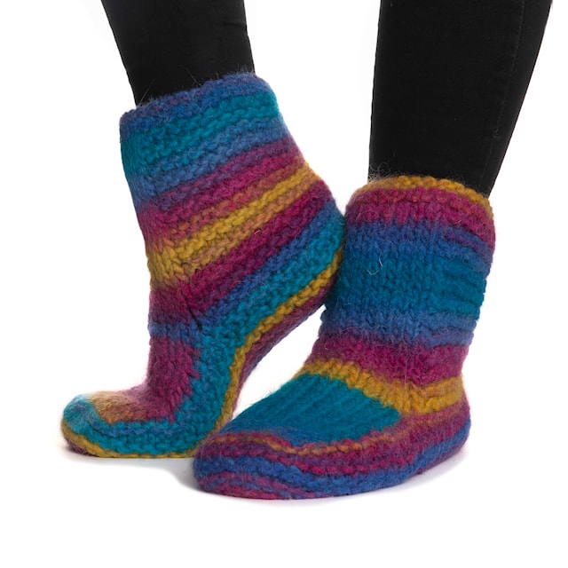 Produktbild 2 för Naturgarn 50 g Multi turkos/gul 630 Viking Garn