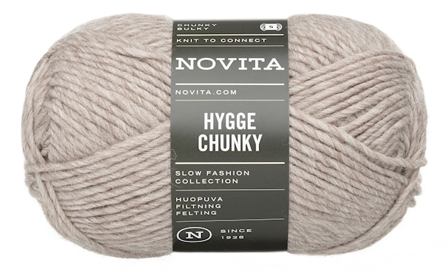 Hygge Chunky Villalanka 100 gr Hiekka 060 Novita