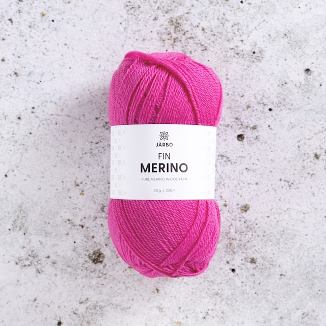 Fin Merino 50g Pink Radish (20) Järbo