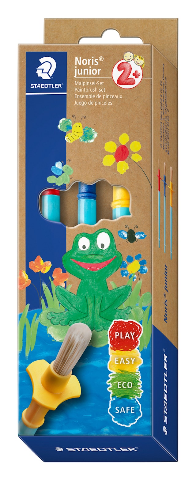 Produktbild 8 för Barnpenslar för de minsta från 2 år 3-pack Noris Junior Staedtler