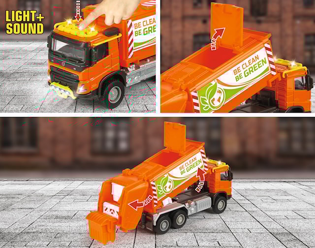 Tuotekuva 3 - Grand Series Volvo FMX Roskisauto Majorette