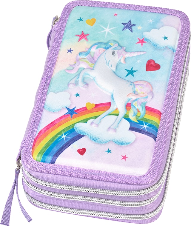 Produktbild 1 för Pennfodral trippel Unicorn Faber Castell