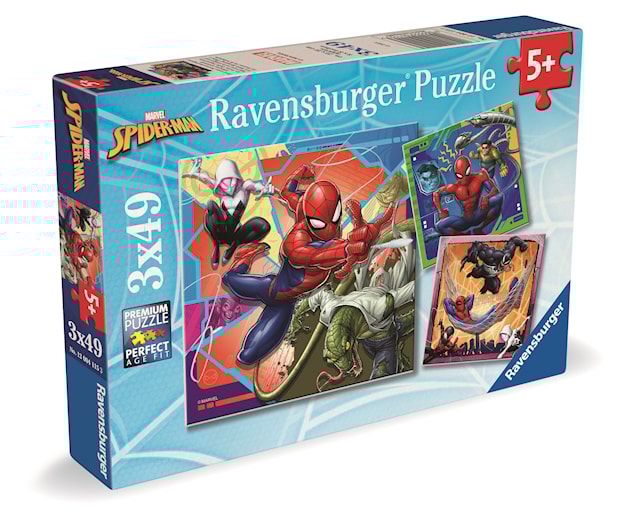 Tuotekuva 2 - Marvel Spider Man 3x49p Ravensburger