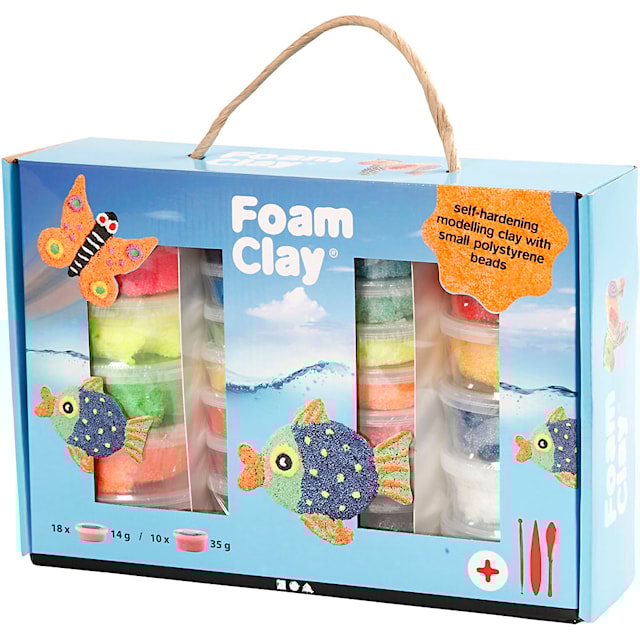 Produktbilde 2 for Foam Clay® Gaveeske, ass. farger, 1 sett