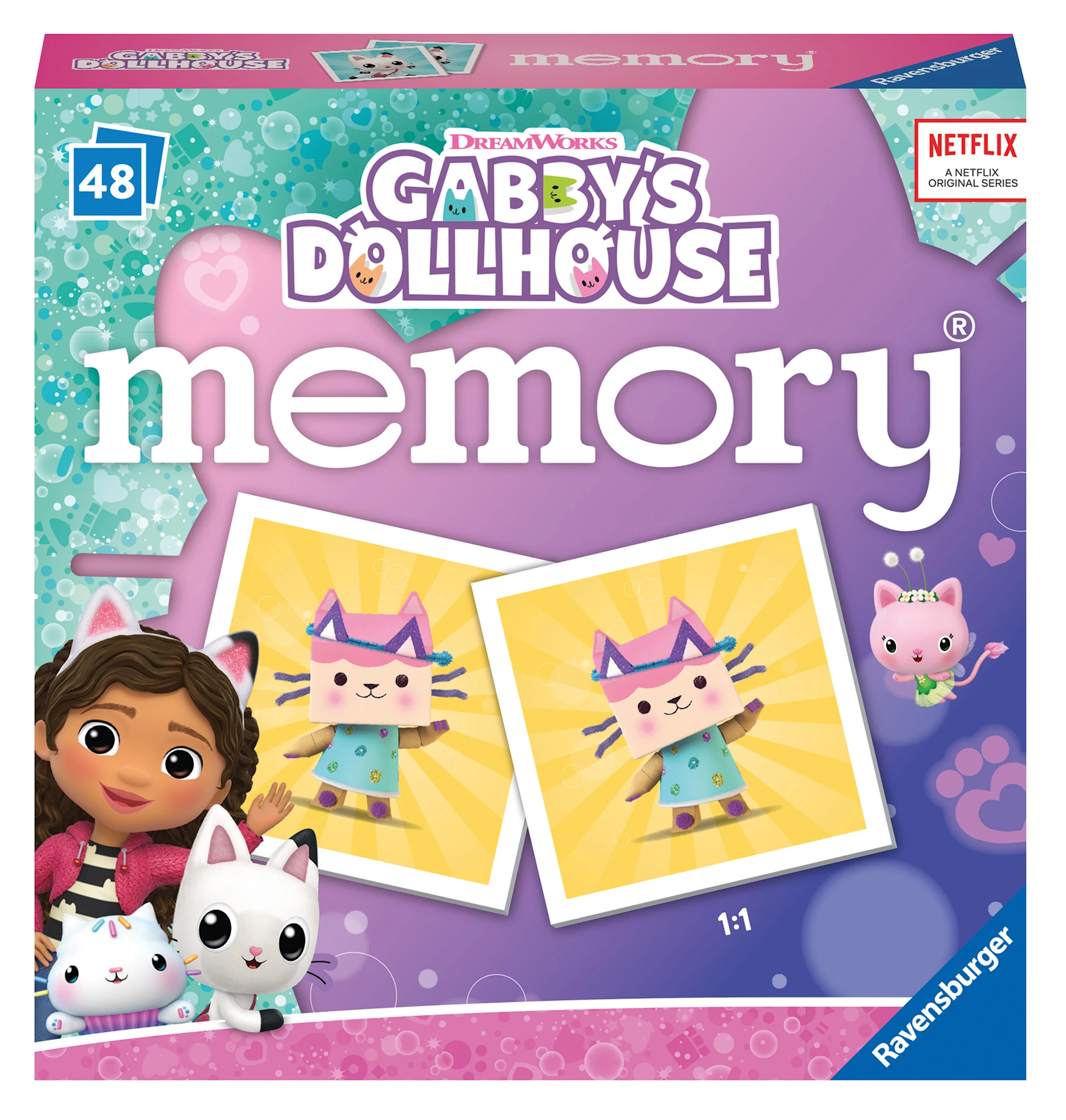 Produktbilde for Gabby’s Dollhouse Mini memory® D/F/I/NL/EN/E Ravensburger