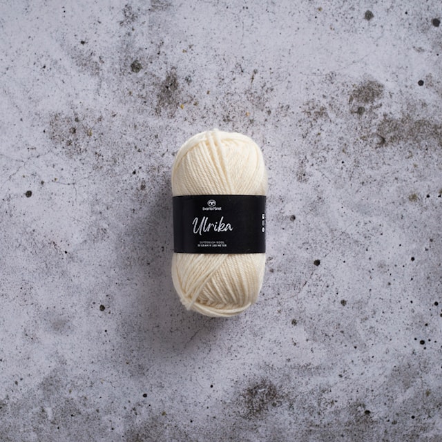 Ulrika Villalanka 50 g Valkaisematon Svarta Fåret