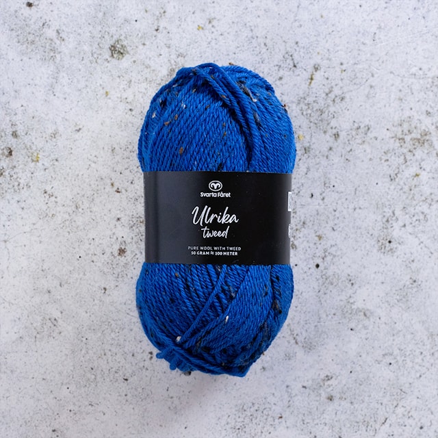 Ulrika Tweed Ullmiks 50 g Blue Cheese 001  Svarta Fåret
