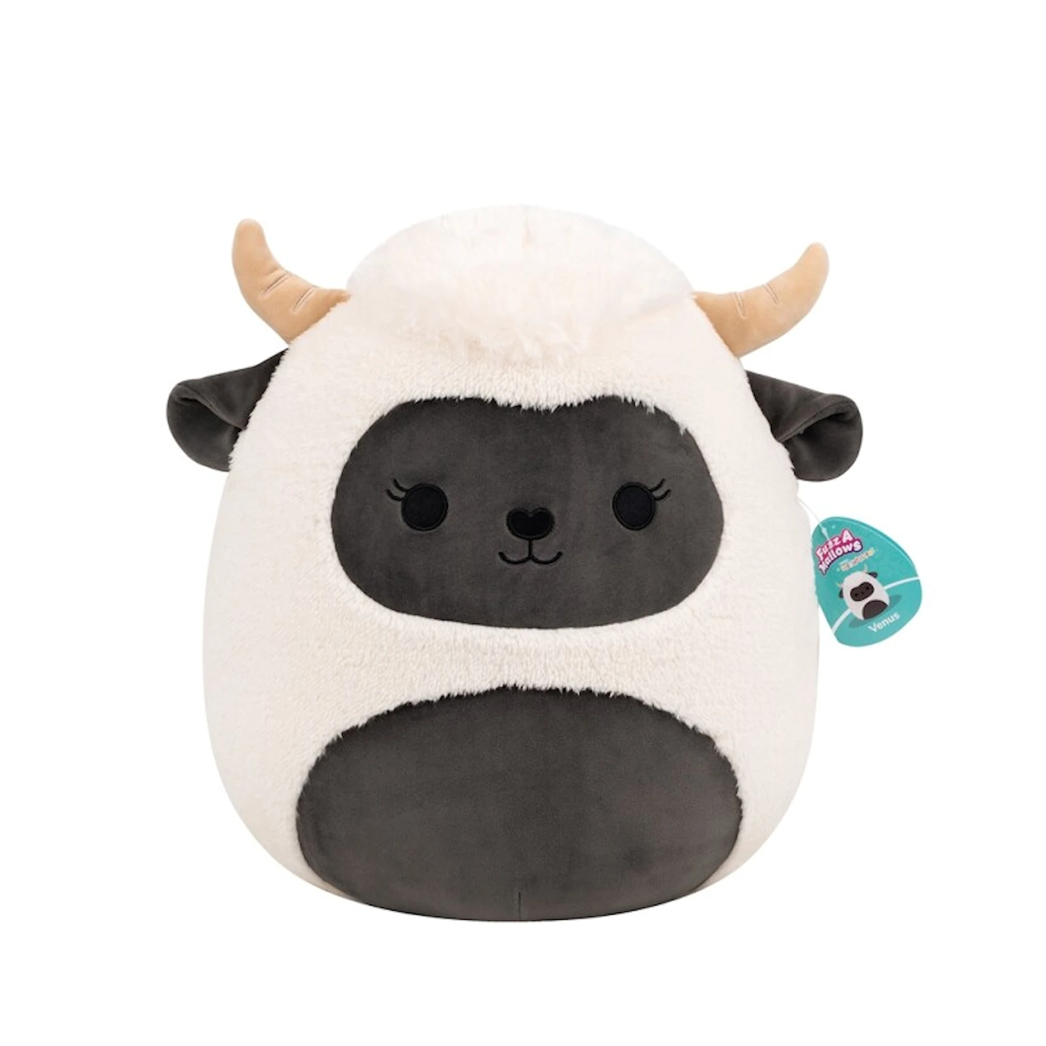 Produktbild för Squishmallows Gosedjur 40 cm Fuzz A Mallows Venus Sheep