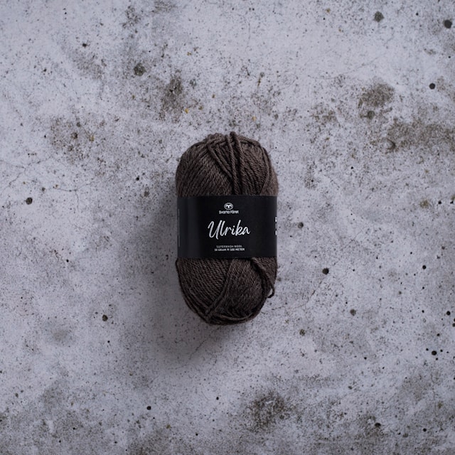 Ulrika Villalanka 50 g Meleerattu vaaleanruskea Svarta Fåret
