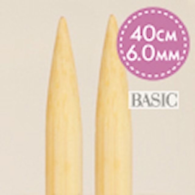 Rundpinner Basic Bjørk 40 cm 6,00 mm Drops