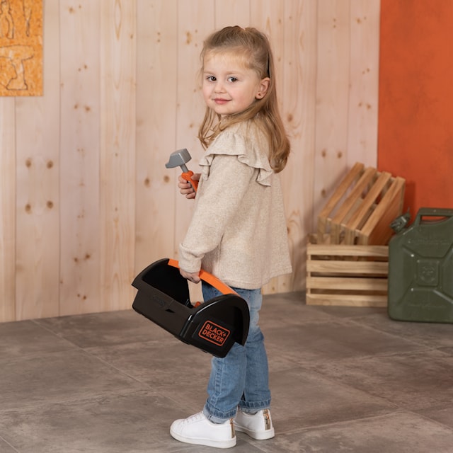 Produktbilde 5 for Smoby Black+Decker verktøykasse med 6 verktøy