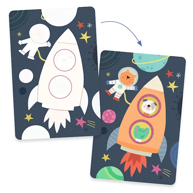 Tuotekuva 2 - Taianomainen vesivärimaalaus ajoneuvoissa pienimmille Djeco