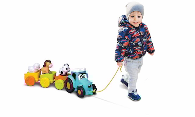 Produktbild 4 för Traktor med Djur Pull along Bb Junior