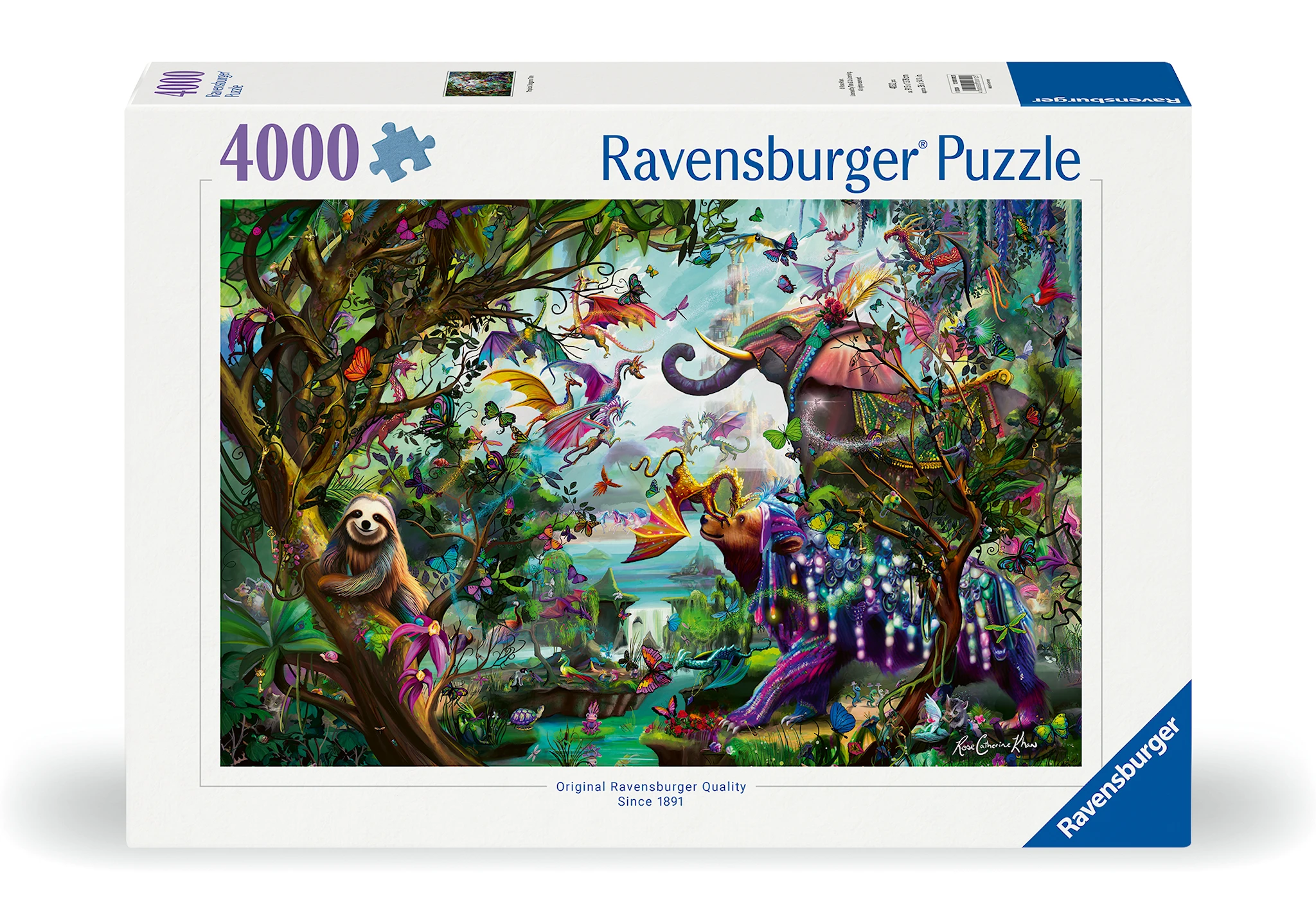 Produktbild för Pussel Tropical Dragons 4000 bitar, Ravensburger