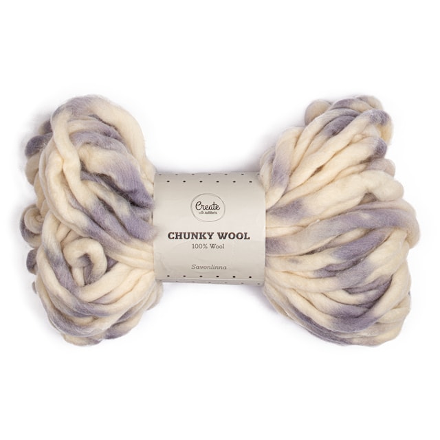 Produktbild 1 för Chunky Wool Print Garn 200g Savonlinna C143 Adlibris